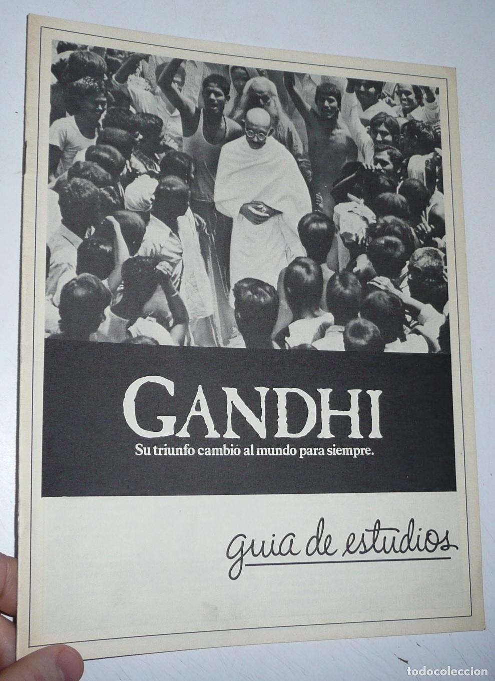 Cine: Gandhi (Richard Attenborough, 1982) Gu&iacute;a de cine. Ben Kingsley, Roshan Seth, Martin Sheen
