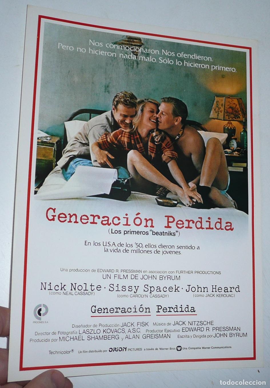 Cine: Generaci&oacute;n perdida (Los primeros Beatniks) (John Byrum, 1980) Nick Nolte, Sissy Spacek, John Heard