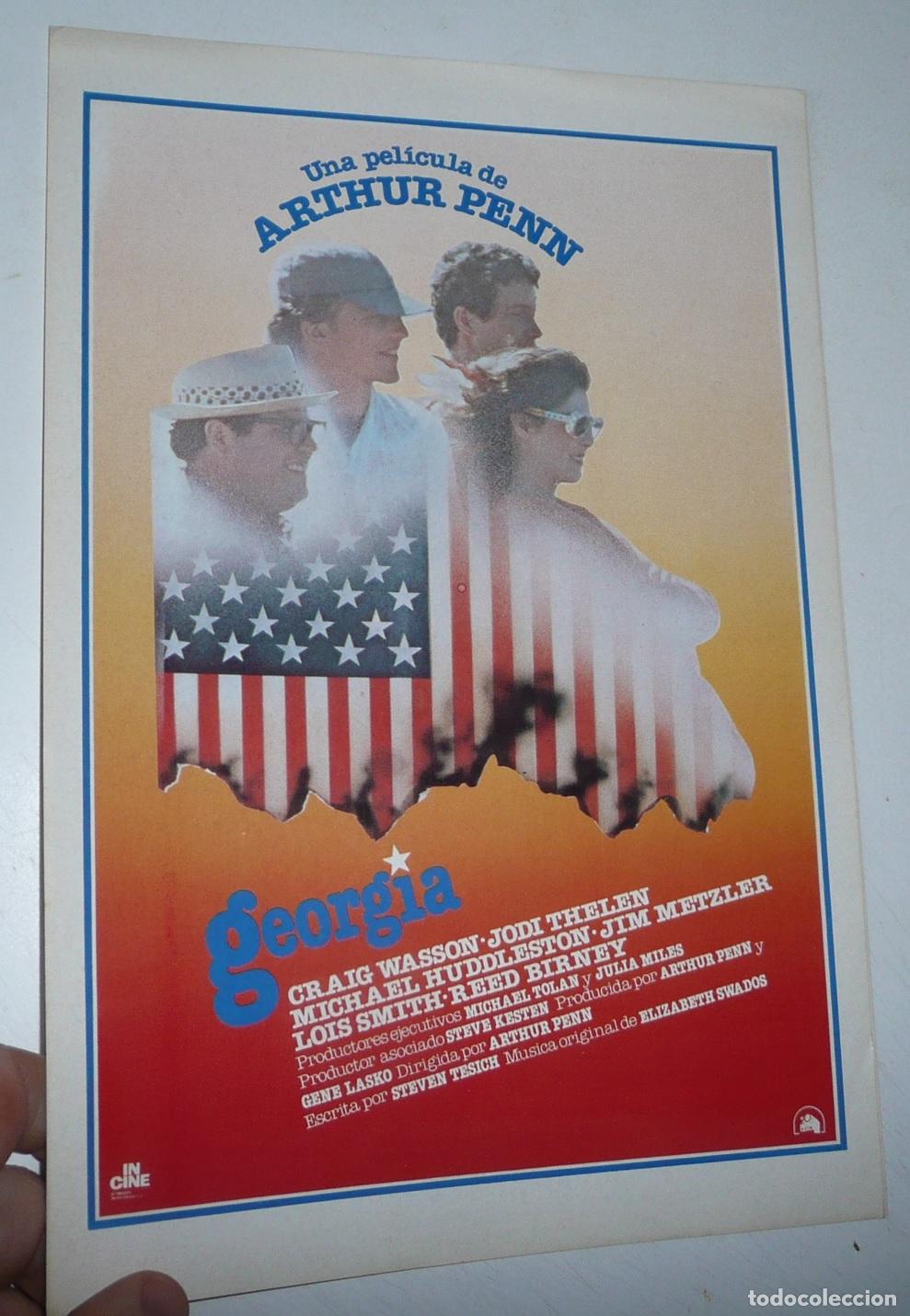 Cinema: Georgia (Arthur Penn, 1981) Gu&iacute;a de cine. Craig Wasson, Jodi Thelen, Michael Huddleston