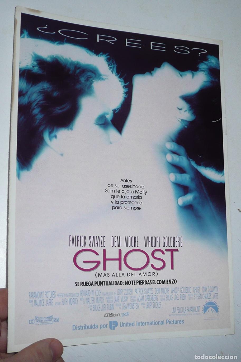 Cine: Ghost (M&aacute;s all&aacute; del amor) (Jerry Zucker, 1990) Patrick Swayze, Demi Moore, Whoopi Goldberg