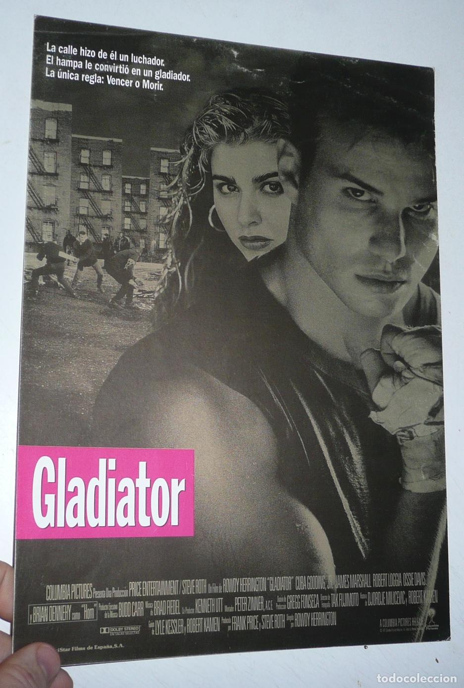 Cine: Gladiator (Rowdy Herrington, 1992) James Marshall, Cuba Gooding Jr., Robert Loggia, Ossie Davis