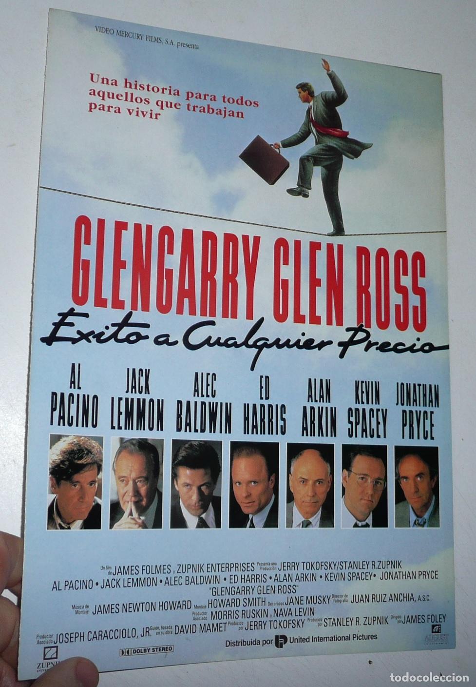 Cine: Glengarry Glen Ross (&Eacute;xito a cualquier precio) (James Foley, 1992) Al Pacino, Ed Harris, Jack Lemmon