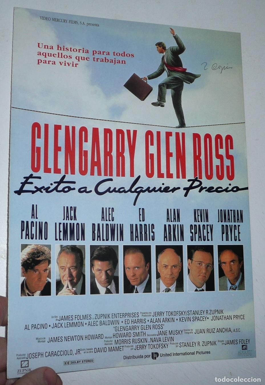 Cine: Glengarry Glen Ross (&Eacute;xito a cualquier precio) (James Foley, 1992) Al Pacino, Ed Harris, Jack Lemmon