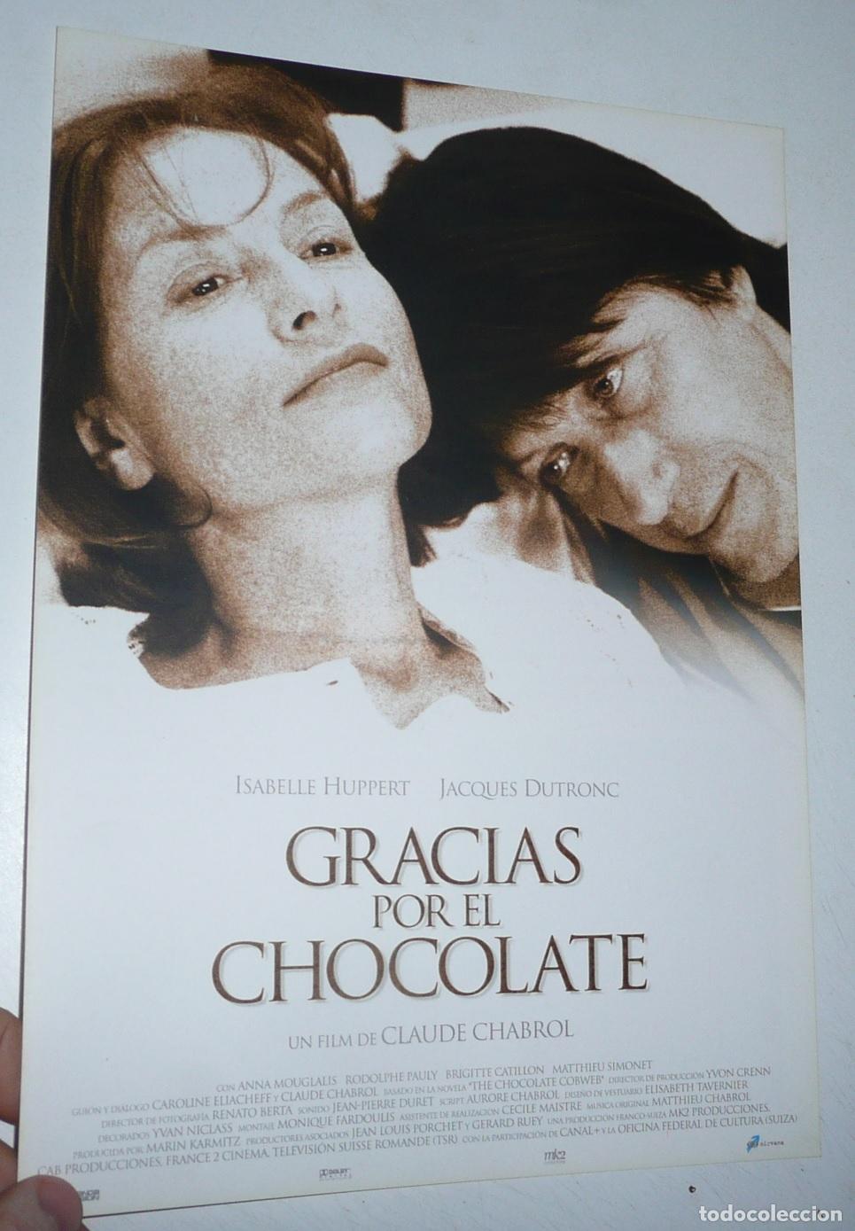 Cinema: Gracias por el chocolate (Claude Chabrol, 2000) Gu&iacute;a de cine. Isabelle Huppert, Jacques Dutronc