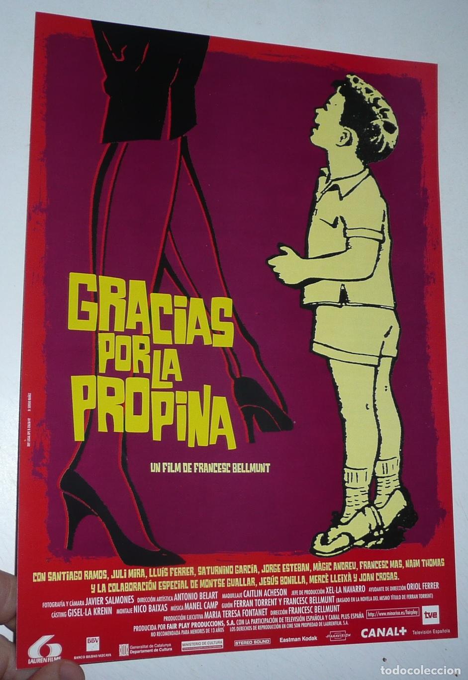 Cinema: Gracias por la propina (Francesc Bellmunt, 1997) Santiago Ramos, Juli Mira, Lluis Ferrer, Saturnino
