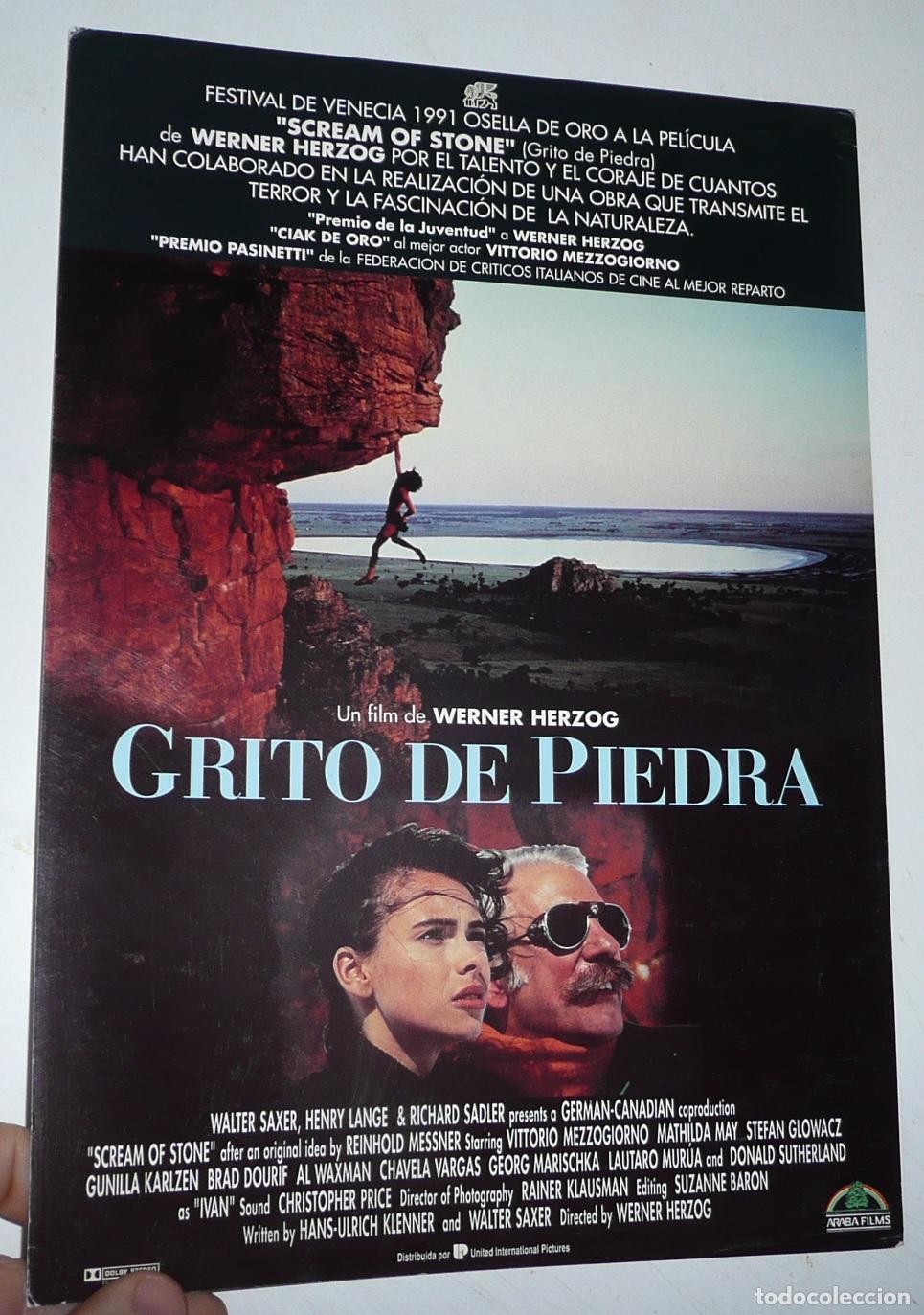 Cinema: Grito de piedra (Werner Herzog, 1991) Donald Sutherland, Vittorio Mezzogiorno, Brad Dourif