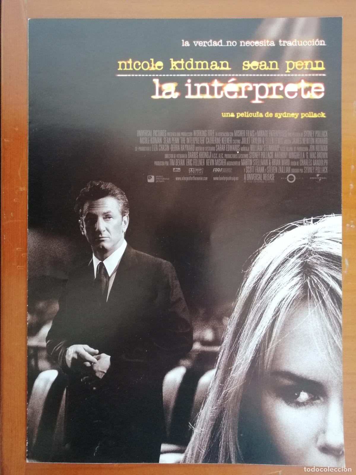 Cine: G6175 LA INTERPRETE-DOBLE