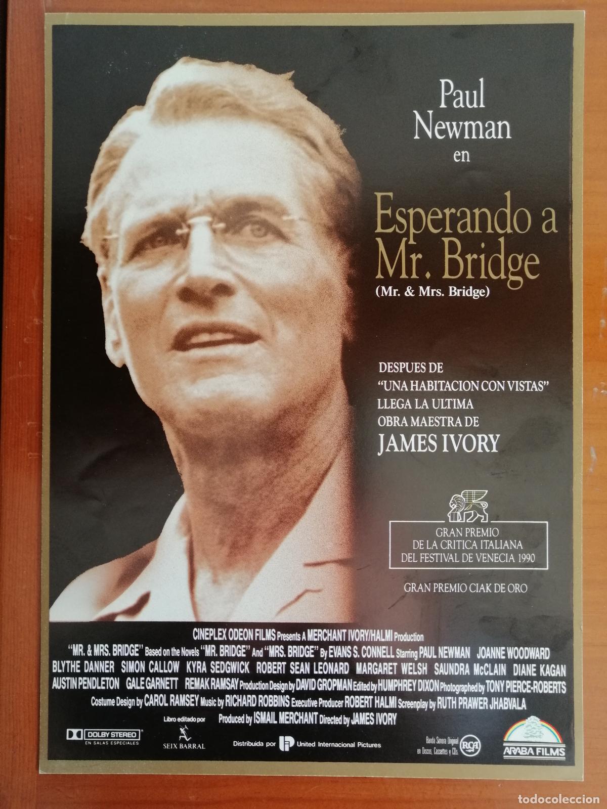 Cine: G4418 ESPERANDO A MR. BRIDGE (MR. & MRS. BRIDGE)-SENCILLO