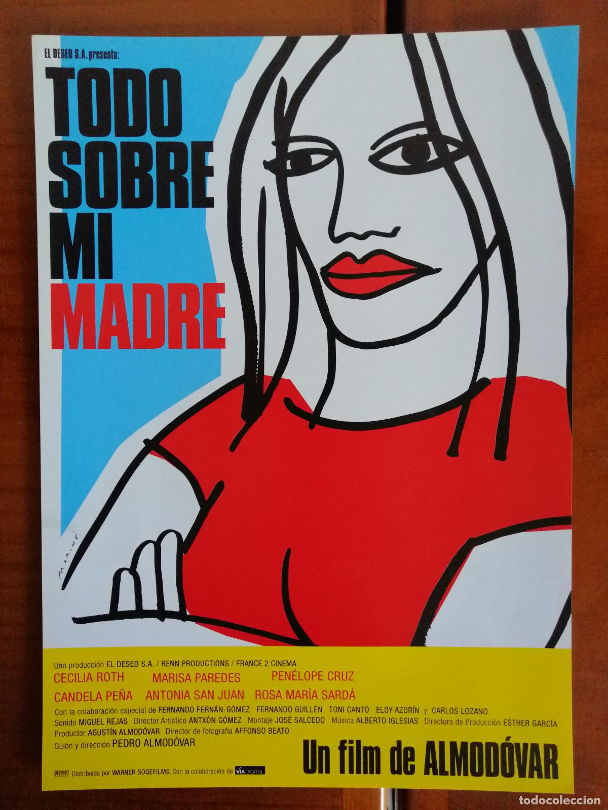 Cine: G10661 TODO SOBRE MI MADRE-SENCILLO