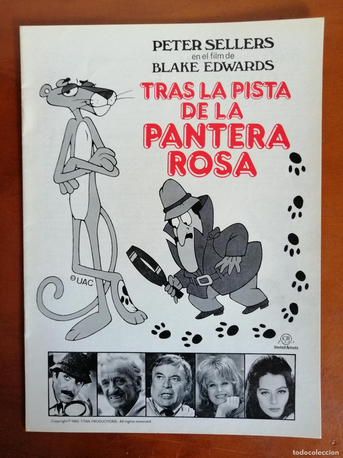 Cine: G10766 TRAS LA PISTA DE LA PANTERA ROSA-LIBRO 8 PAGINAS