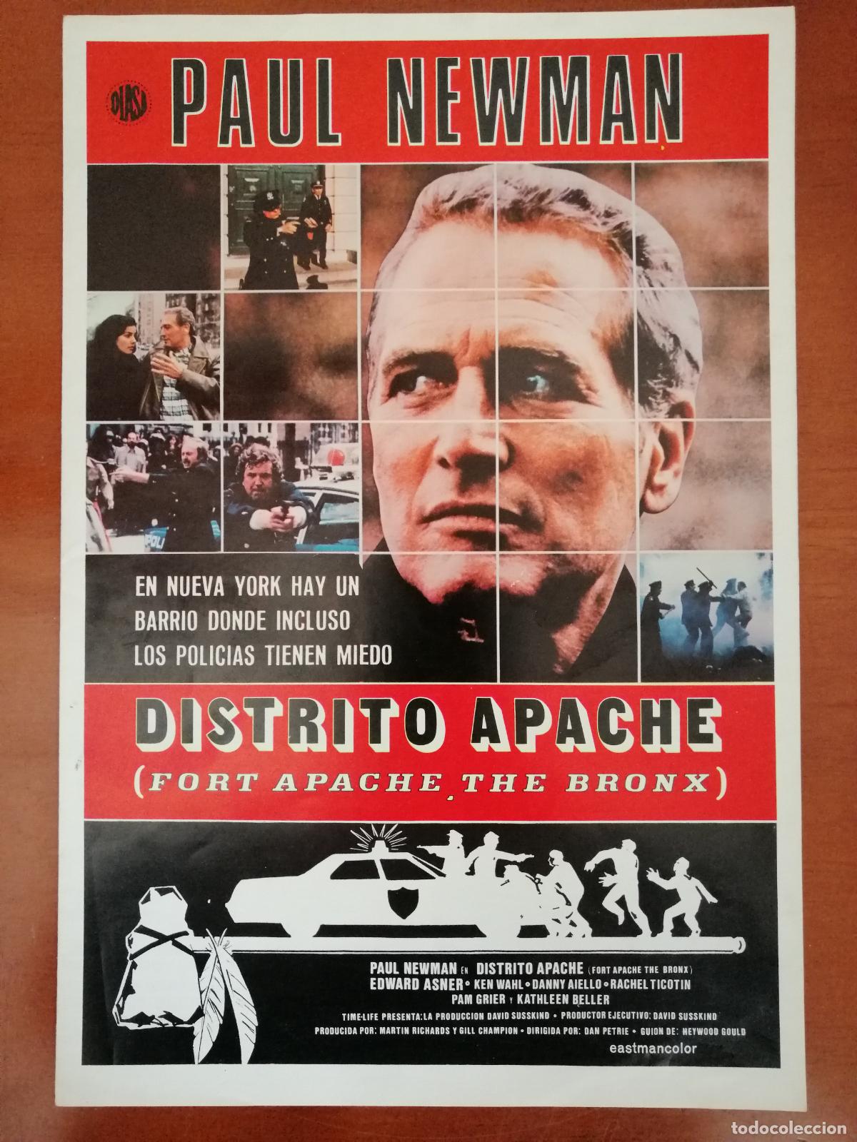 Cine: G2381 DISTRITO APACHE (FORT APACHE, THE BRONX)-DOBLE - Foto 1