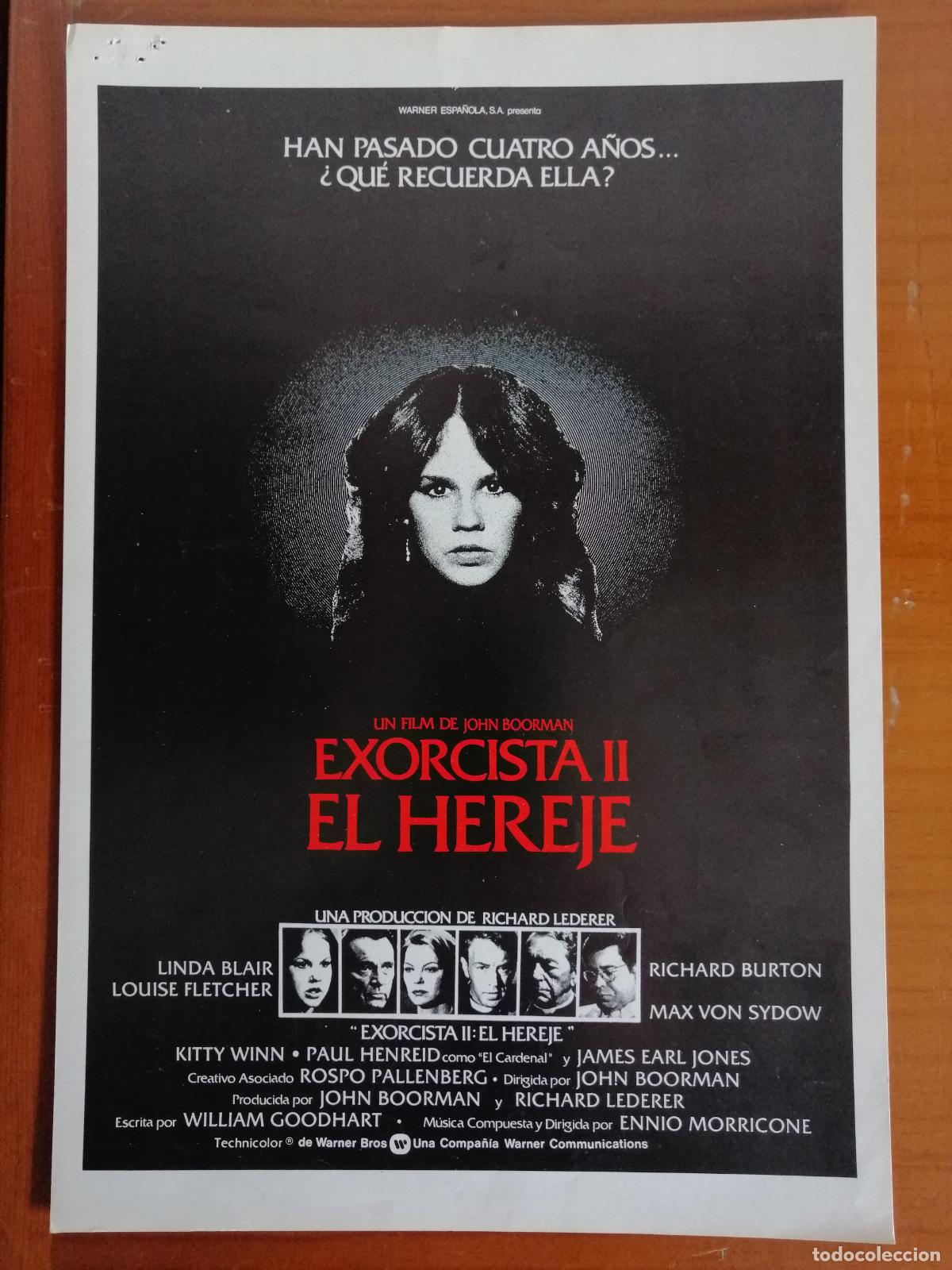 Cine: G4520 EXORCISTA II-EL HEREJE-SENCILLO
