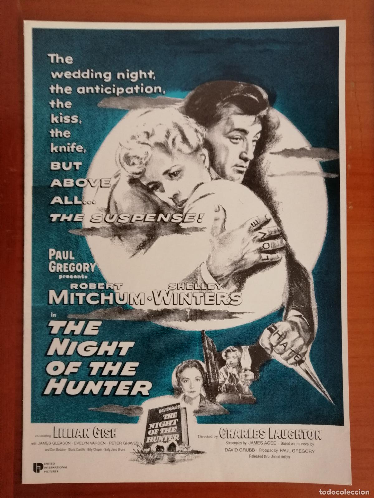 Cine: G10518 THE NIGHT OF THE HUNTER-DOBLE