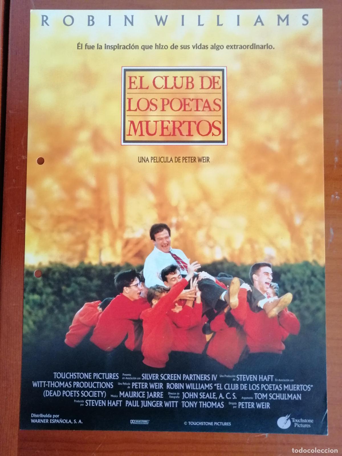 Cine: G2854 EL CLUB DE LOS POETAS MUERTOS-SENCILLO