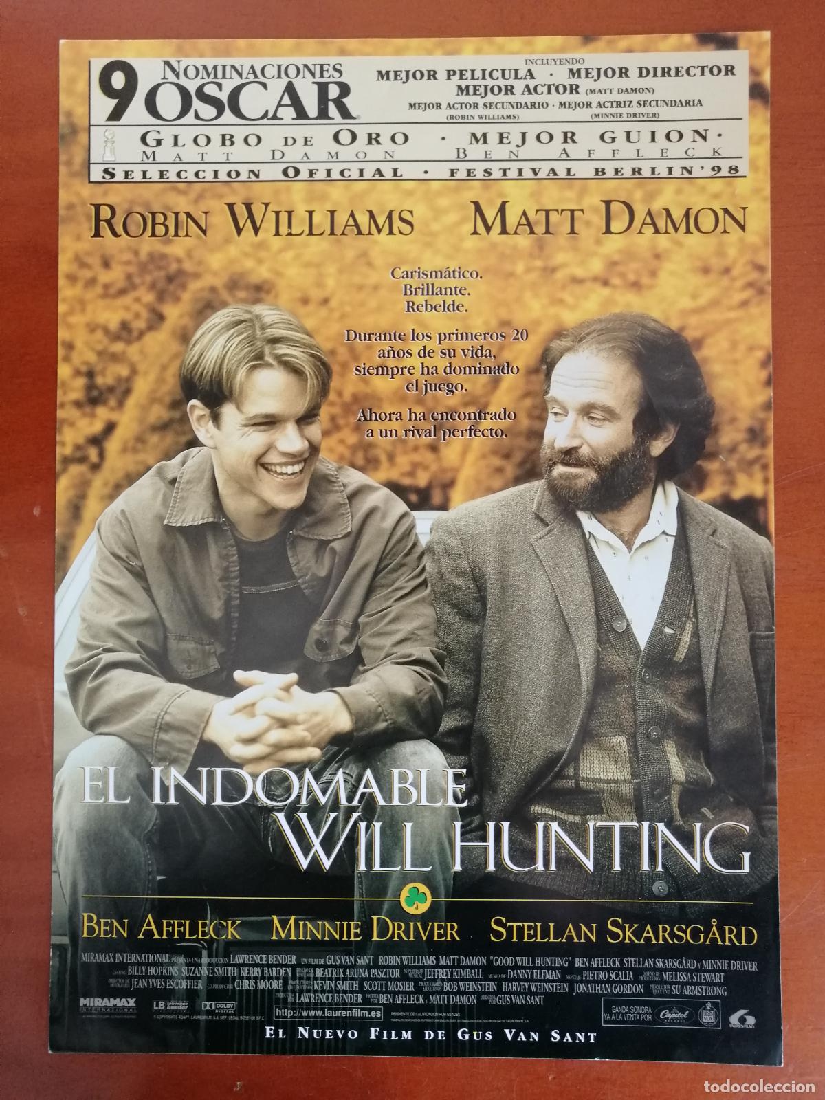 Cine: G3321 EL INDOMABLE WILL HUNTING-SENCILLO