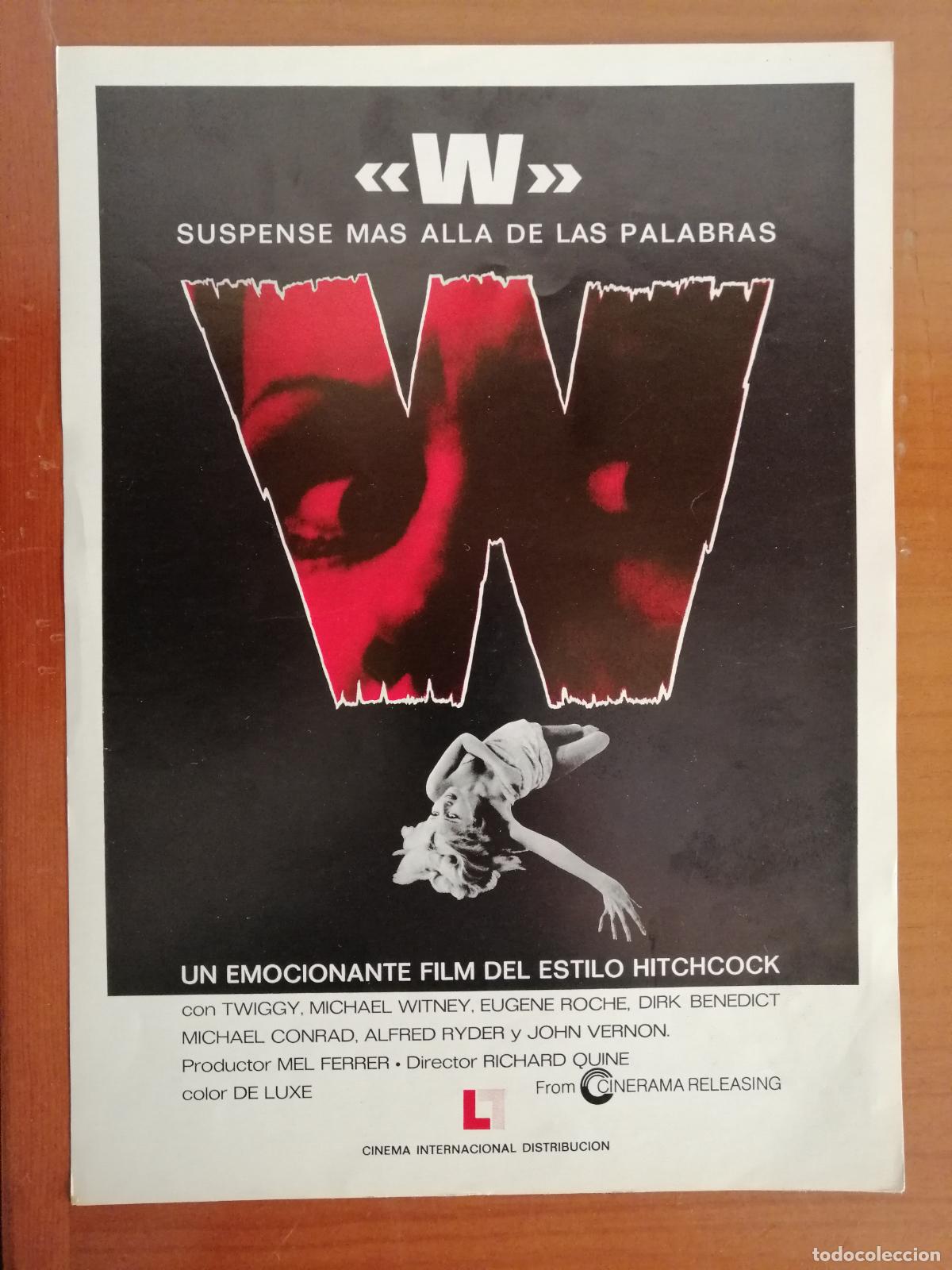 Cine: G11432 W (SUSPENSE MAS ALLA DE LAS PALABRAS)-SENCILLO