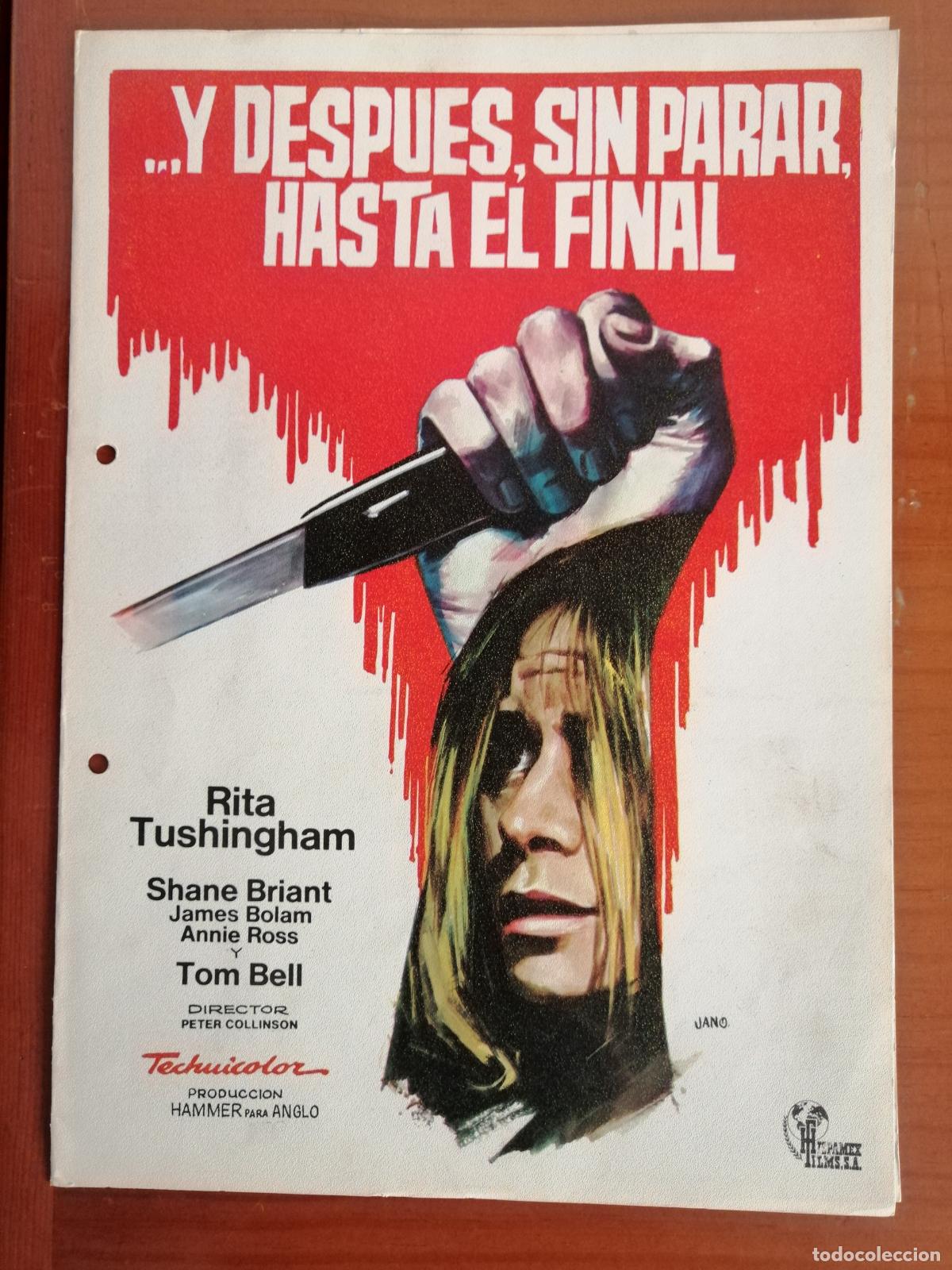 Cine: G11516 Y DESPUES, SIN PARAR, HASTA EL FINAL-DOBLE