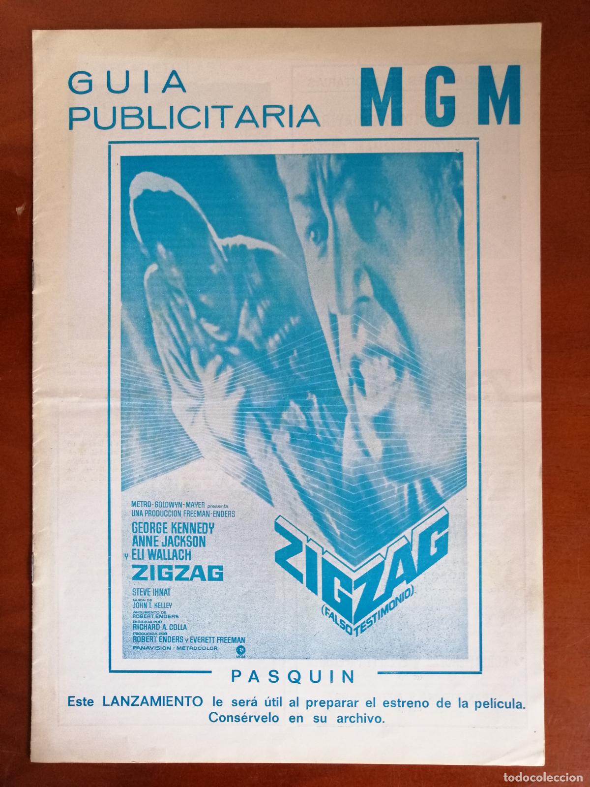 Cine: G11600 ZIGZAG-LIBRO 8 PAGINAS