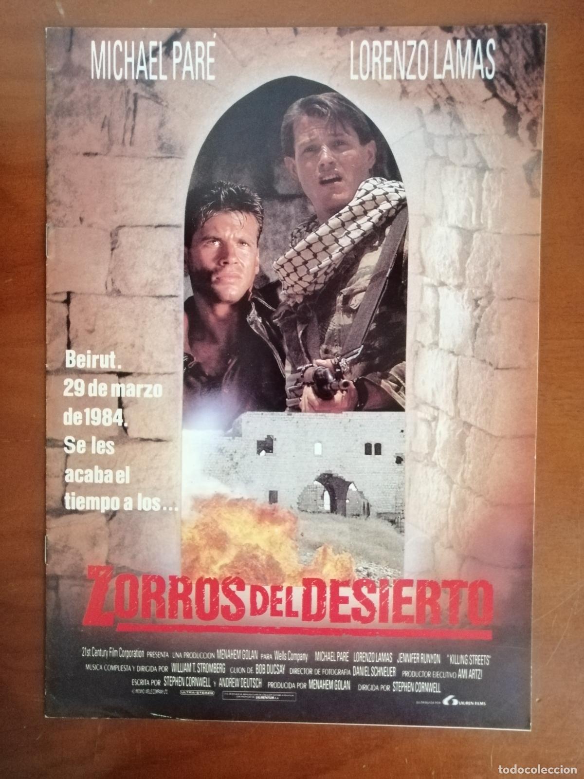 Cine: G11608 ZORROS DEL DESIERTO-LIBRO 8 PAGINAS