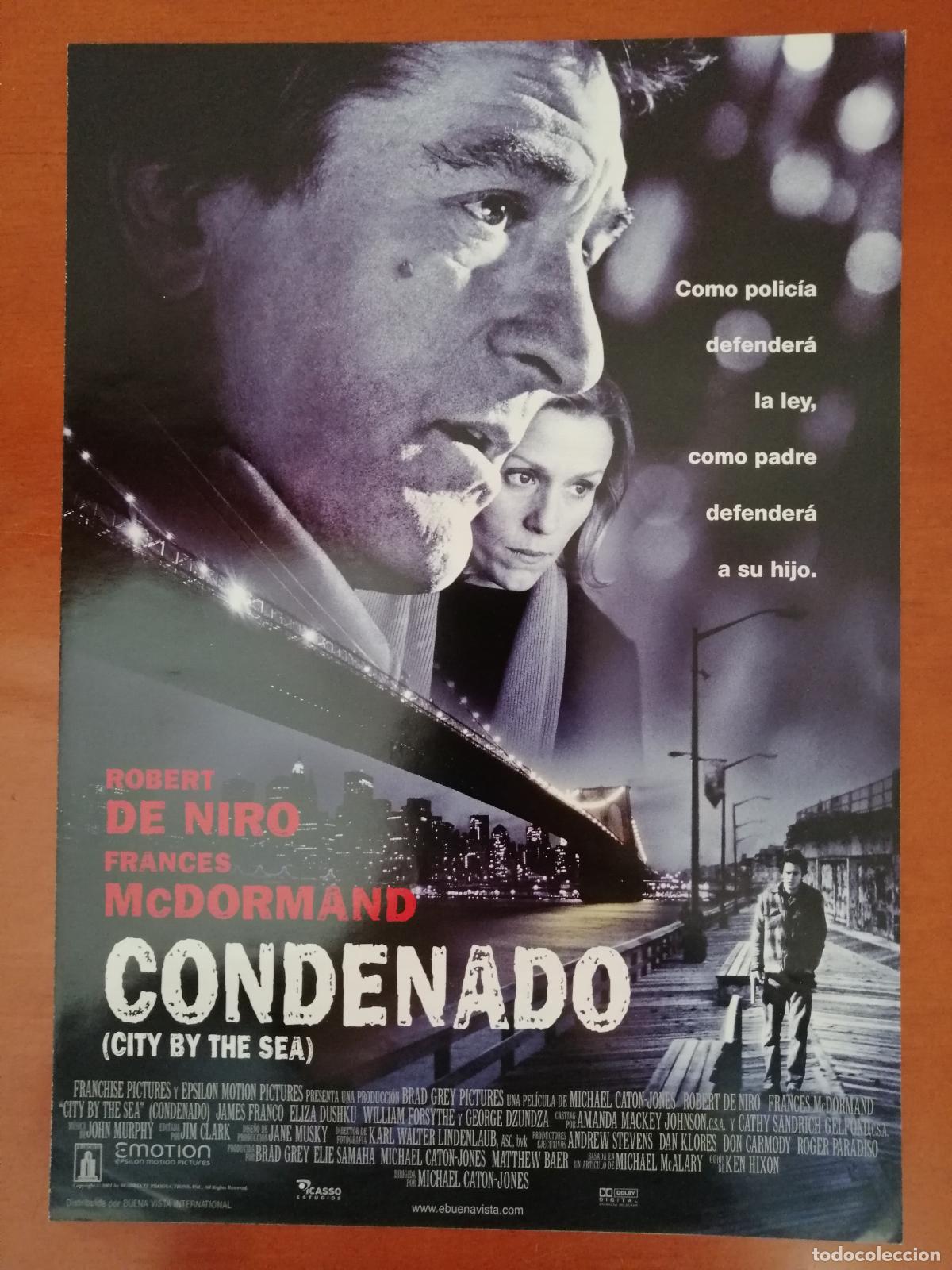 Cine: G1768 CONDENADO (CITY BY THE SEA)-DOBLE