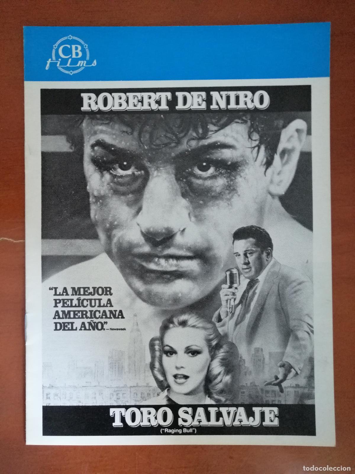 Cine: G10711 TORO SALVAJE (RAGING BULL)-LIBRO 8 PAGINAS