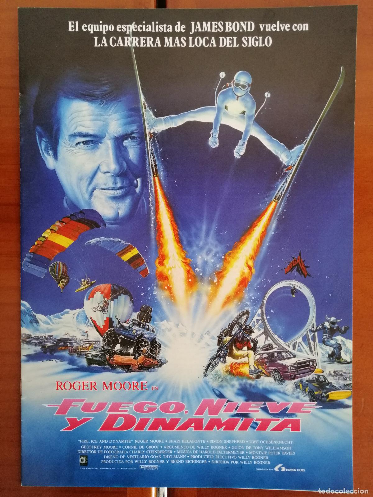 Cine: G4722 FUEGO, NIEVE Y DINAMITA-LIBRO 8 PAGINAS