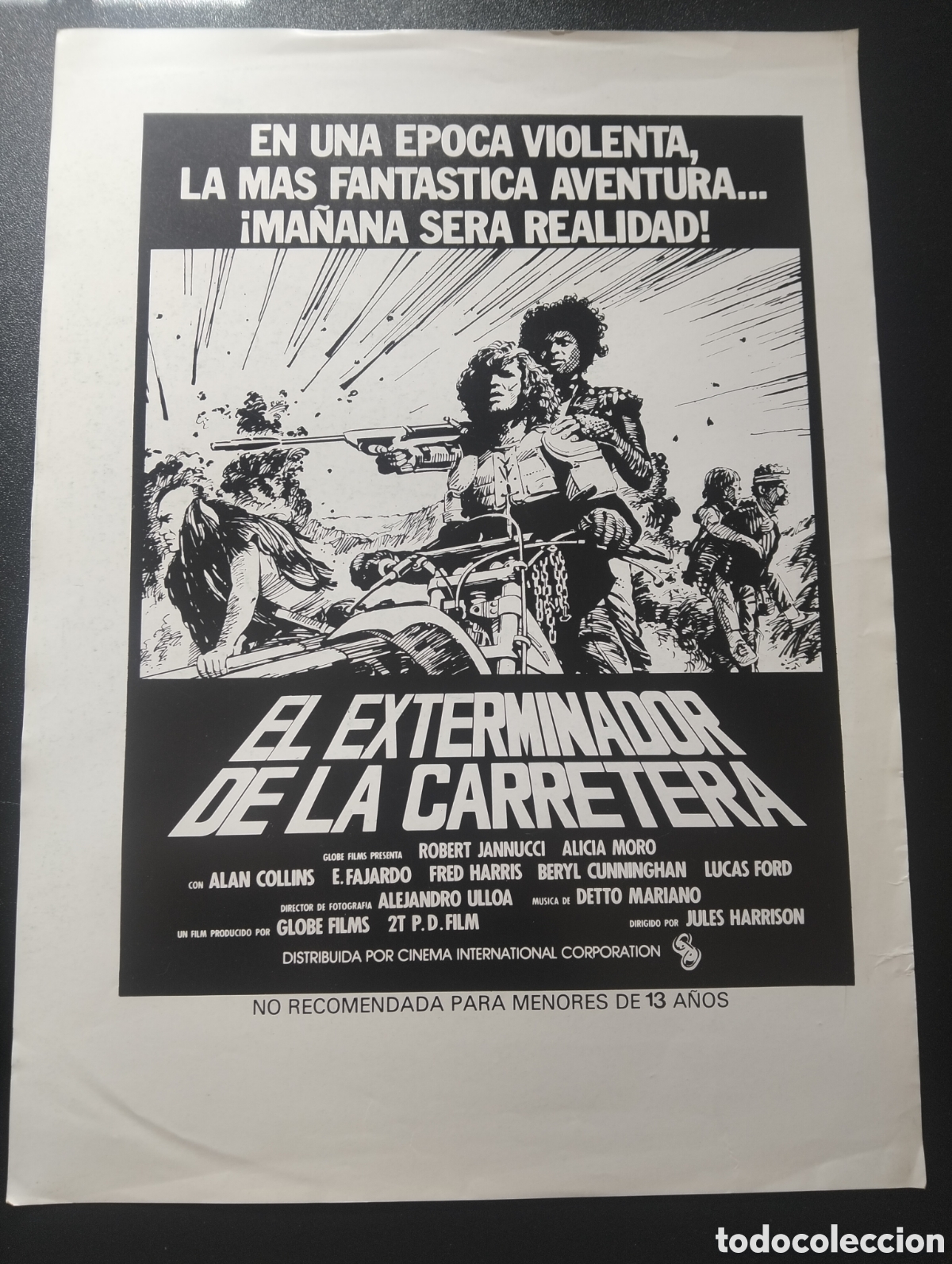 Cine: el exterminador de la carretera robert janucci alicia GUIA CINE ORIGINAL CA67