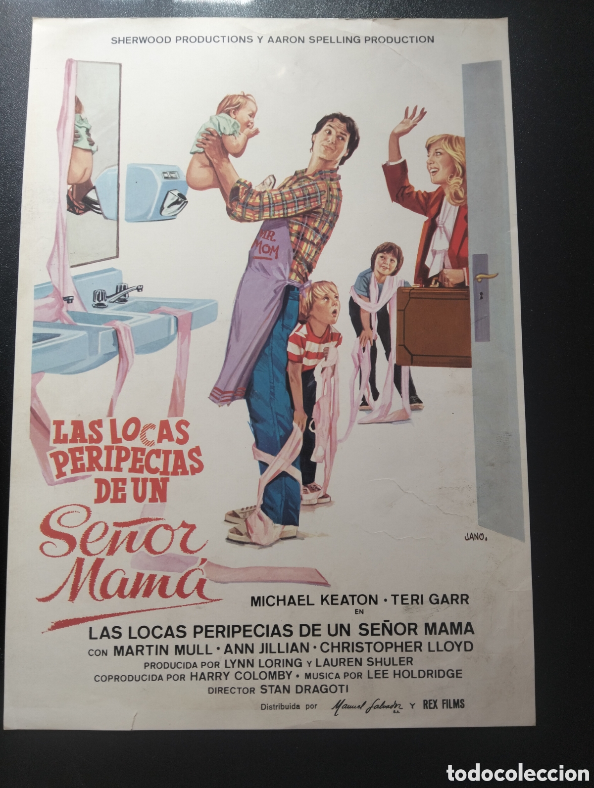 Cine: LAS LOCAS PERIPECIAS DE UN SE&Ntilde;OR MAMA GUIA CINE ORIGINAL CA66