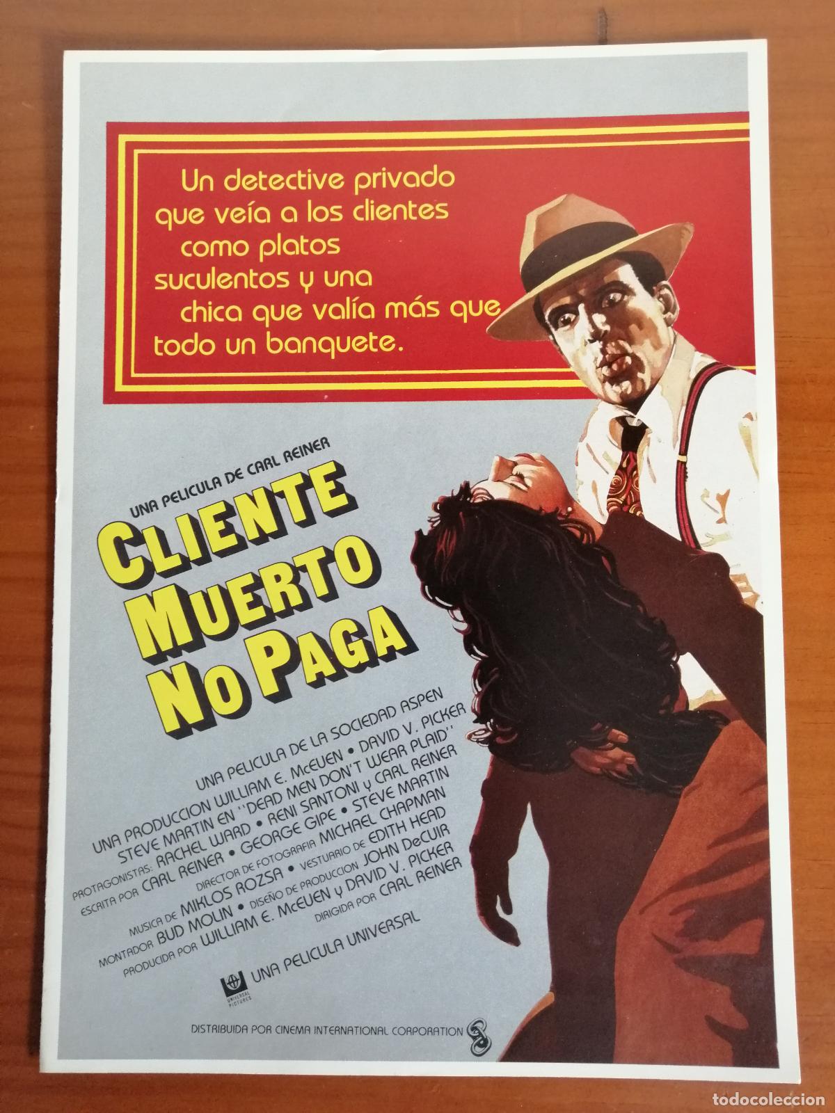 Cine: G1606 CLIENTE MUERTO NO PAGA-DOBLE