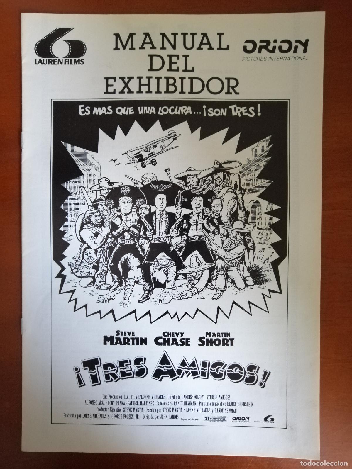 Cine: G10781 TRES AMIGOS-LIBRO 8 PAGINAS