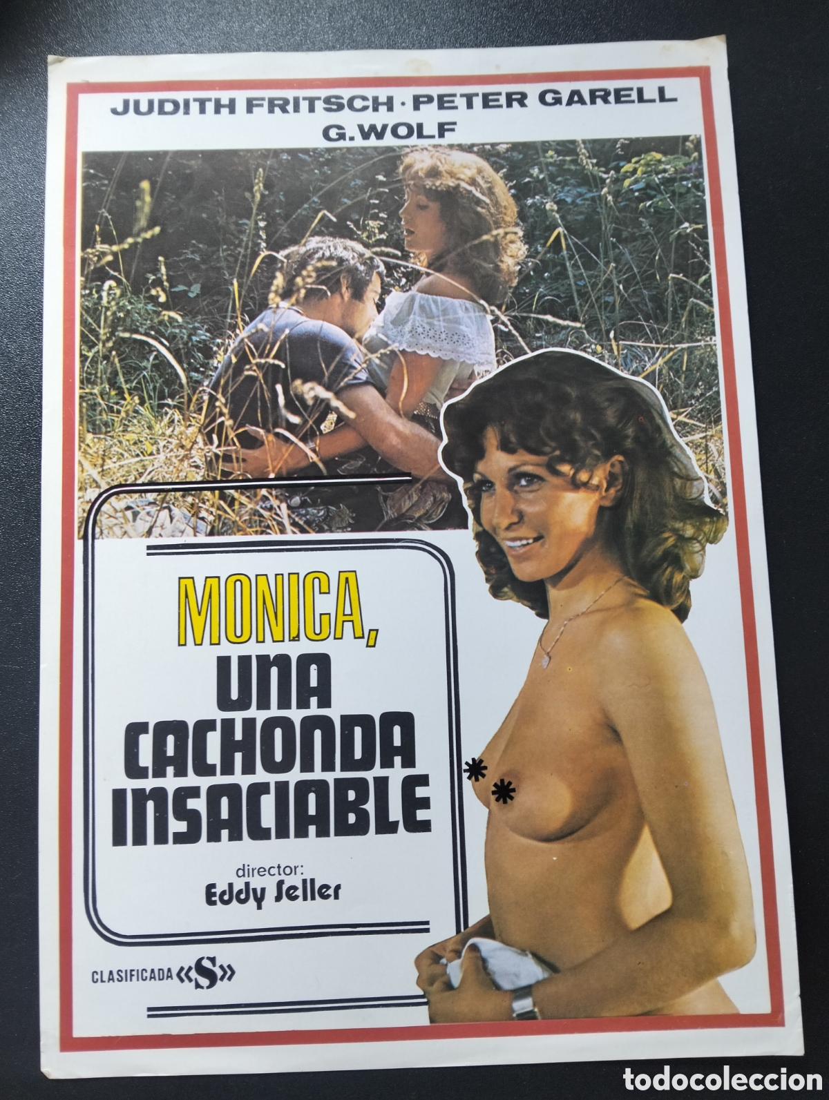 Cine: MONICA, UNA CACHONDA INSACIABLE - JUDIRH FRITSCH - GUIA CINE ORIGINAL CA67