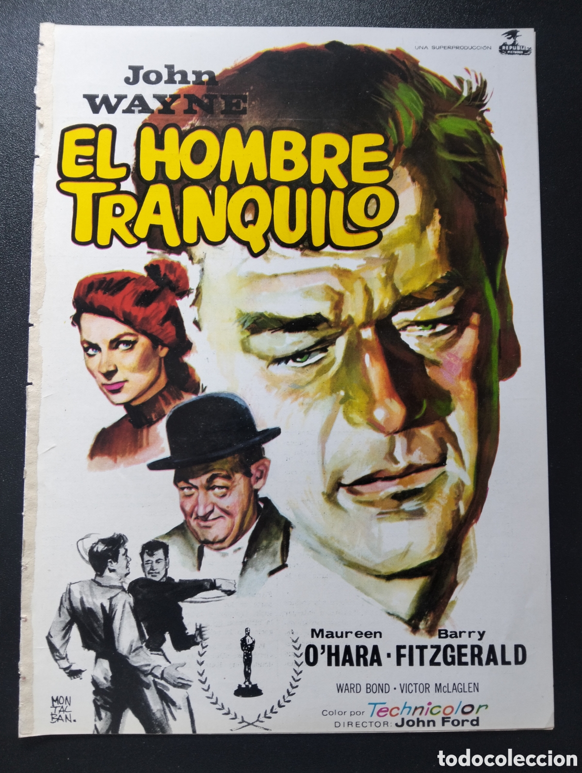 Cine: EL HOMBRE TRANQUILO JOHN WAYNE JOHN FORD - GUIA CINE ORIGINAL CA69