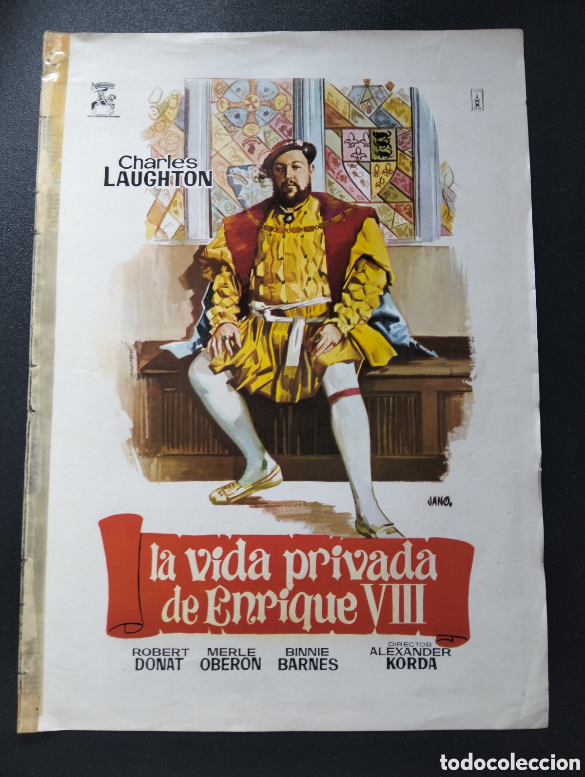 Cine: la vida privada de enrique viii-charles laughton - GUIA CINE ORIGINAL CA67