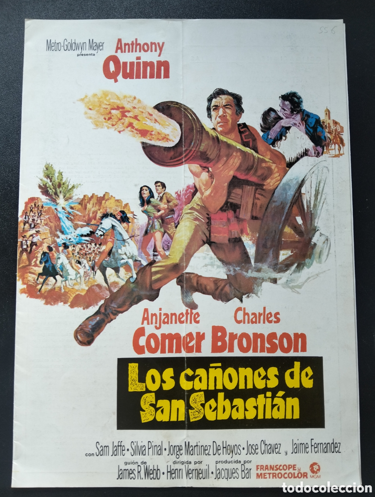 Cine: los ca&ntilde;ones de san sebastian anthony quinn charles bronson - GUIA CINE ORIGINAL CA67
