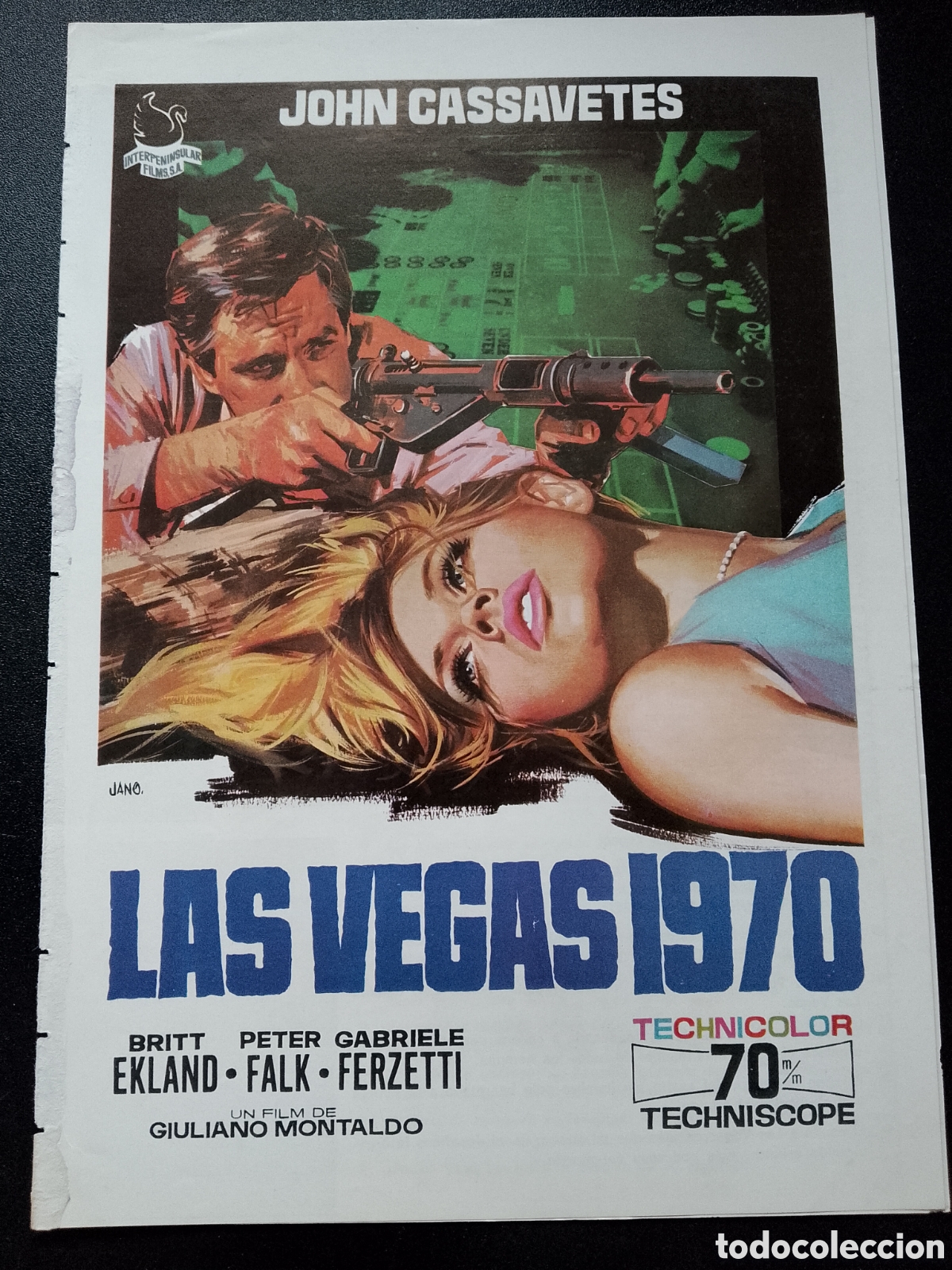 Cine: las vegas 1970 john cassavetes - GUIA CINE ORIGINAL CA71