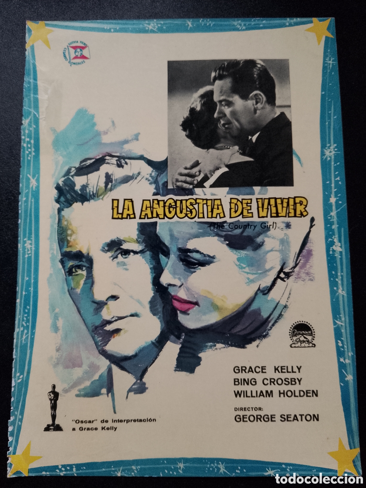 Kino: La Angustia de vivir Grace Kelly Bing Crosby William Holden - GUIA CINE ORIGINAL CA70