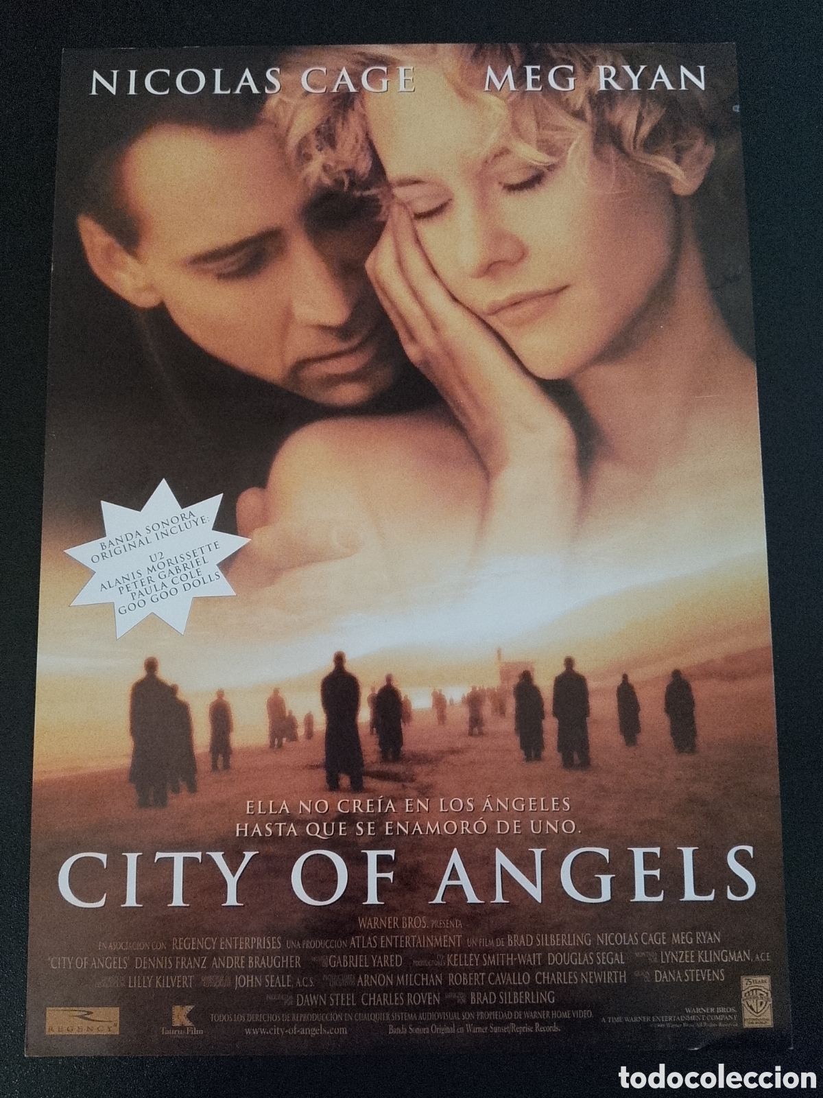 Cine: CITY OF ANGELS - NICOLAS CAGE- GUIA CINE ORIGINAL CA71