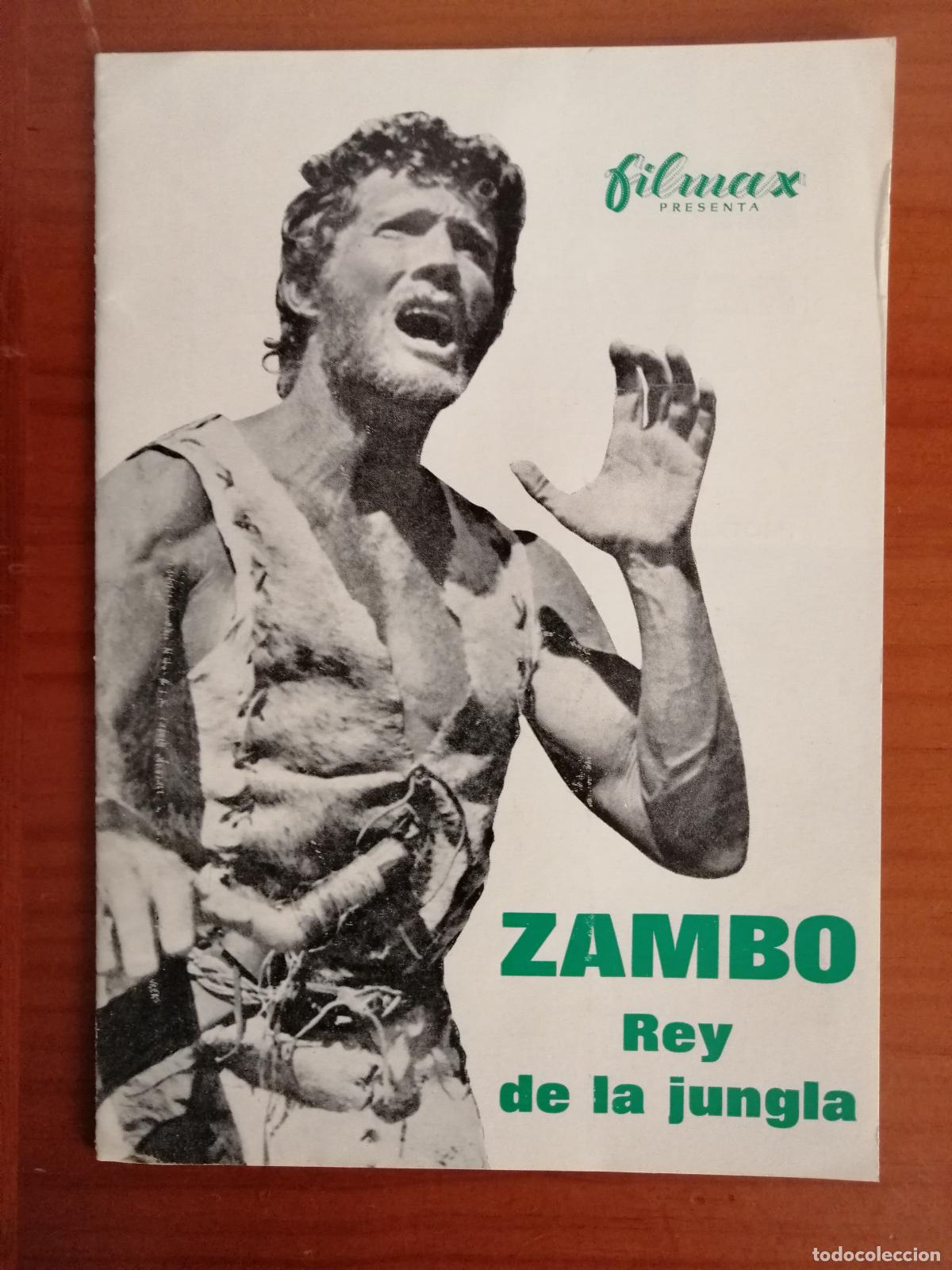 Cine: G11591 ZAMBO REY DE LA JUNGLA-LIBRO 12 PAGINAS