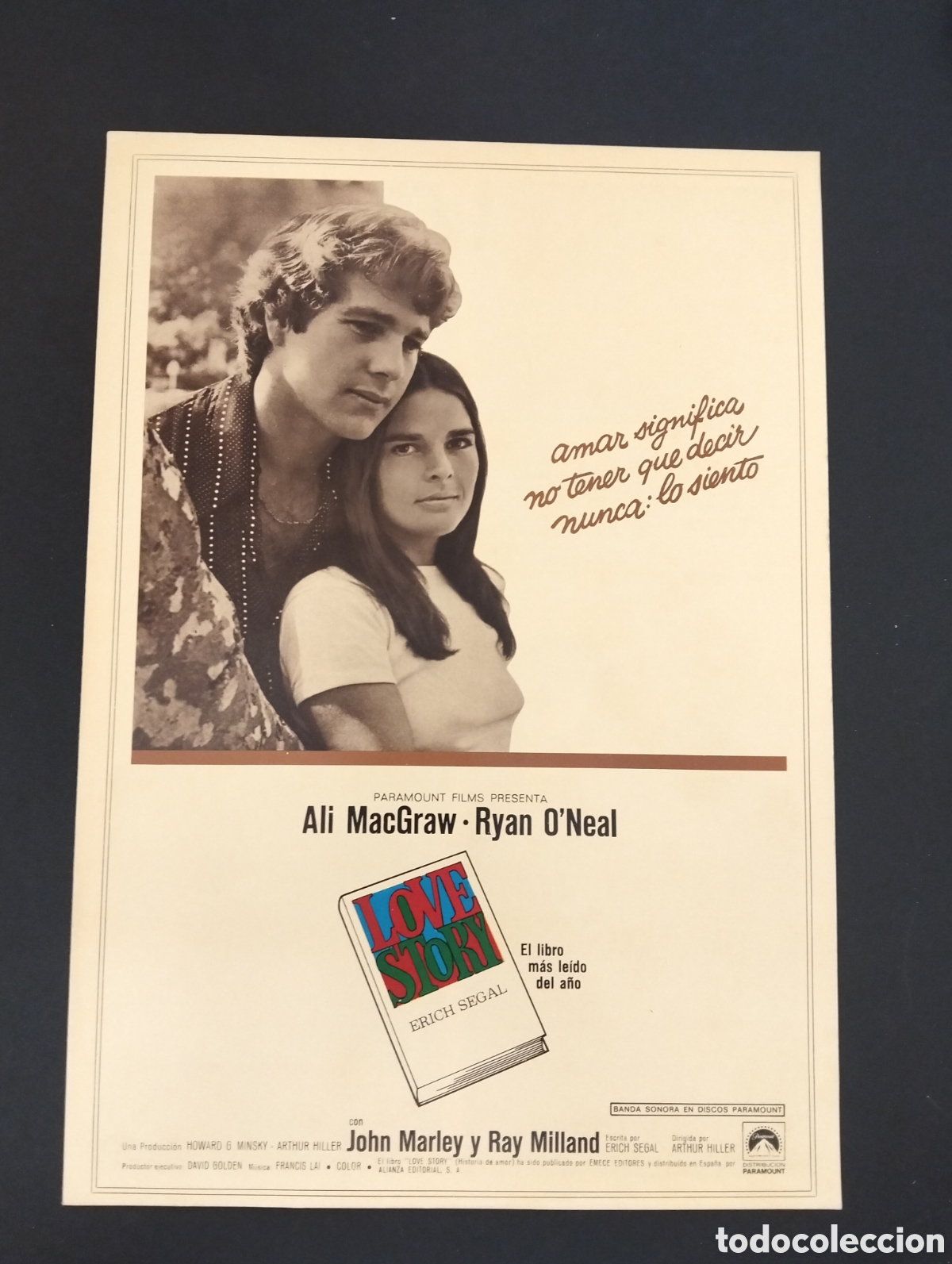 Cine: AMAR SIGNIFICA NO TENER QUE DECIR NUNCA LO SIENTO GUIA CINE ORIGINAL CA73