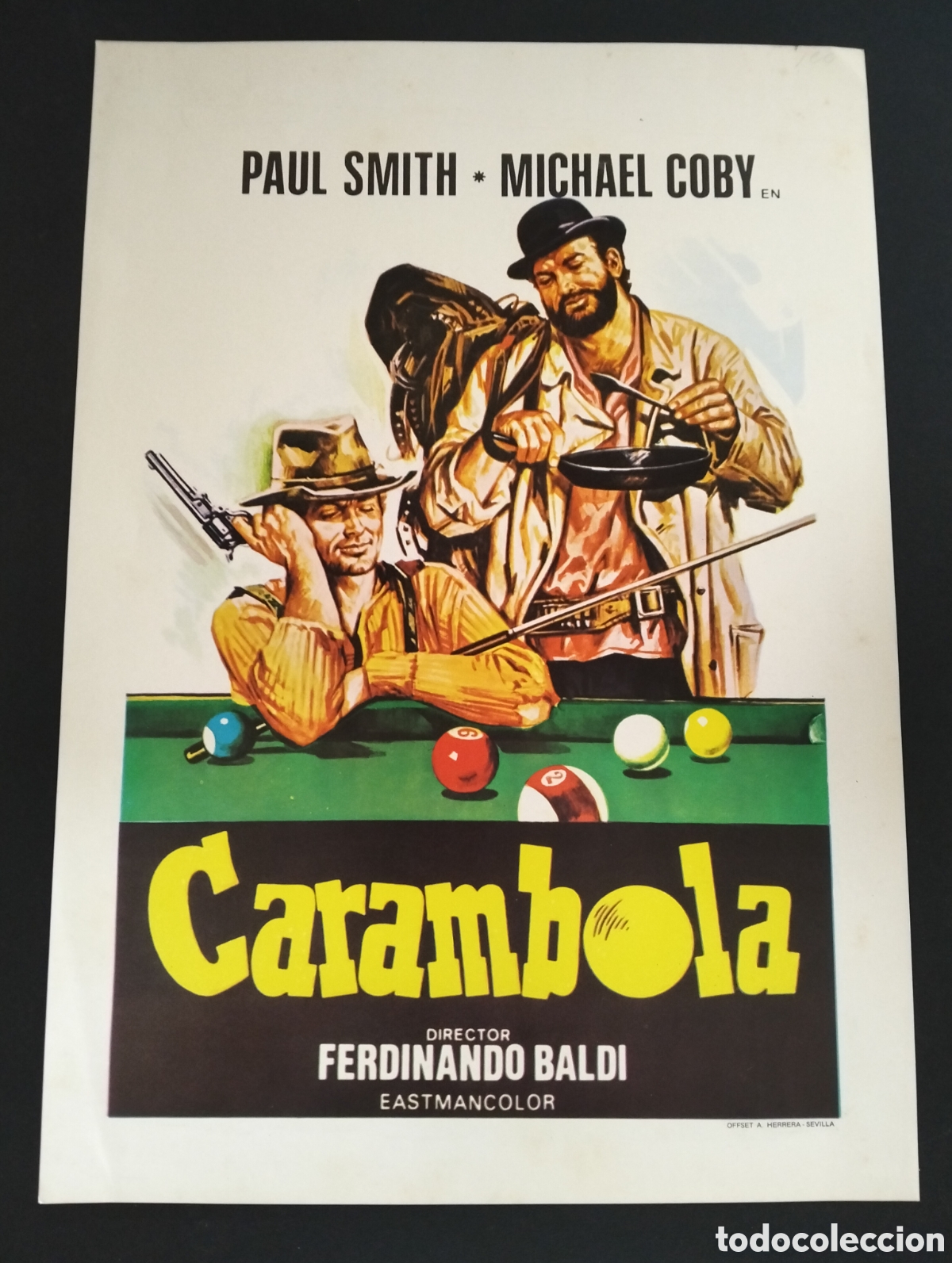 Cine: CARAMBOLA - FERDINANDO BALDI - PAUL SMITH - MICHAEL COBY GUIA CINE ORIGINAL CA74