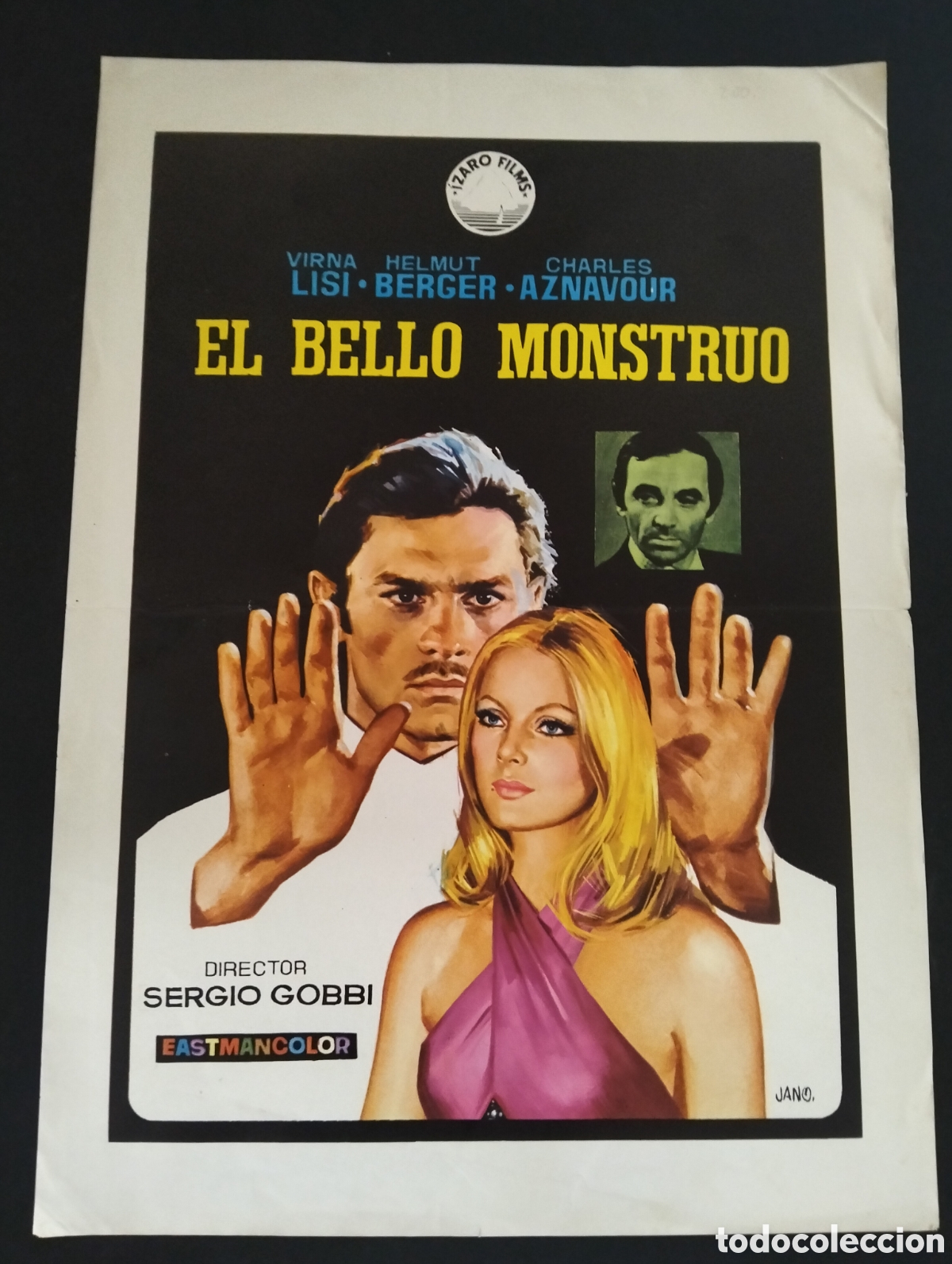 Cine: el bello monstruo helmut berger virna lisi GUIA CINE ORIGINAL CA74