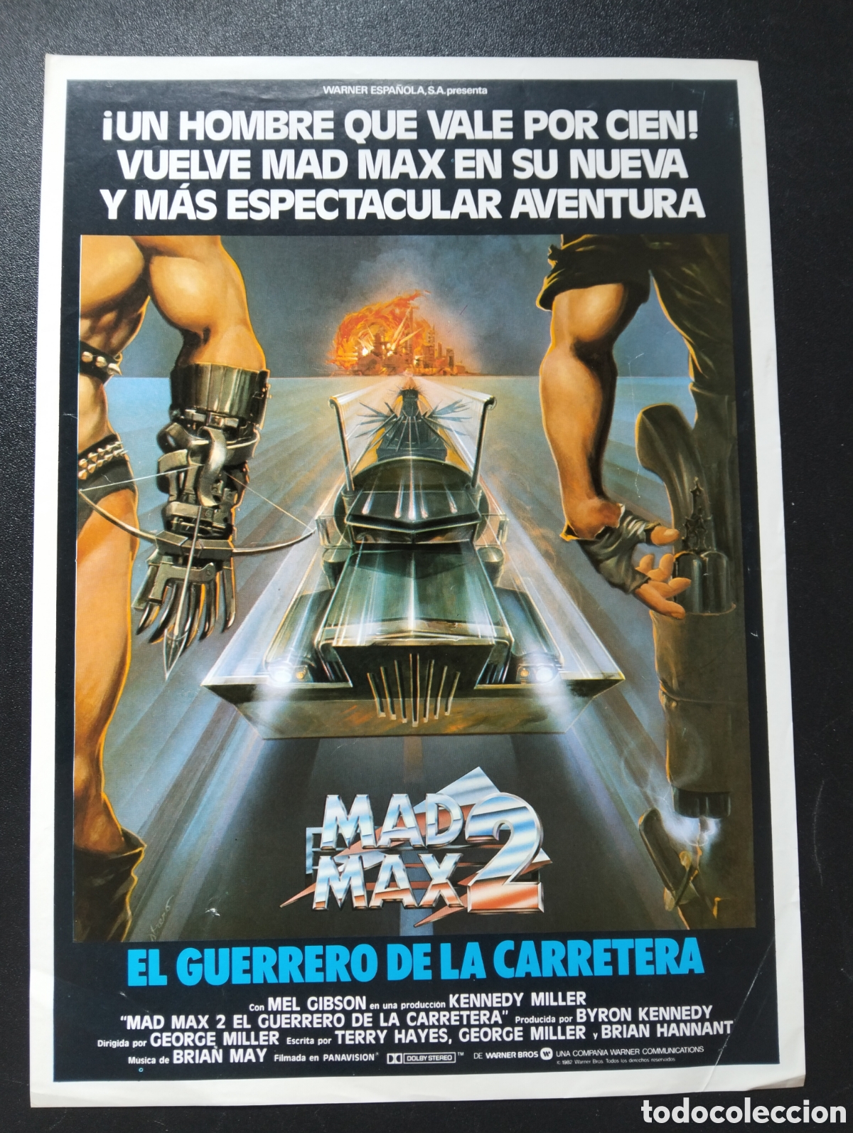 Cinema: MAD MAX 2 MEL GIBSON SCIFI GUIA CINE ORIGINAL CA73