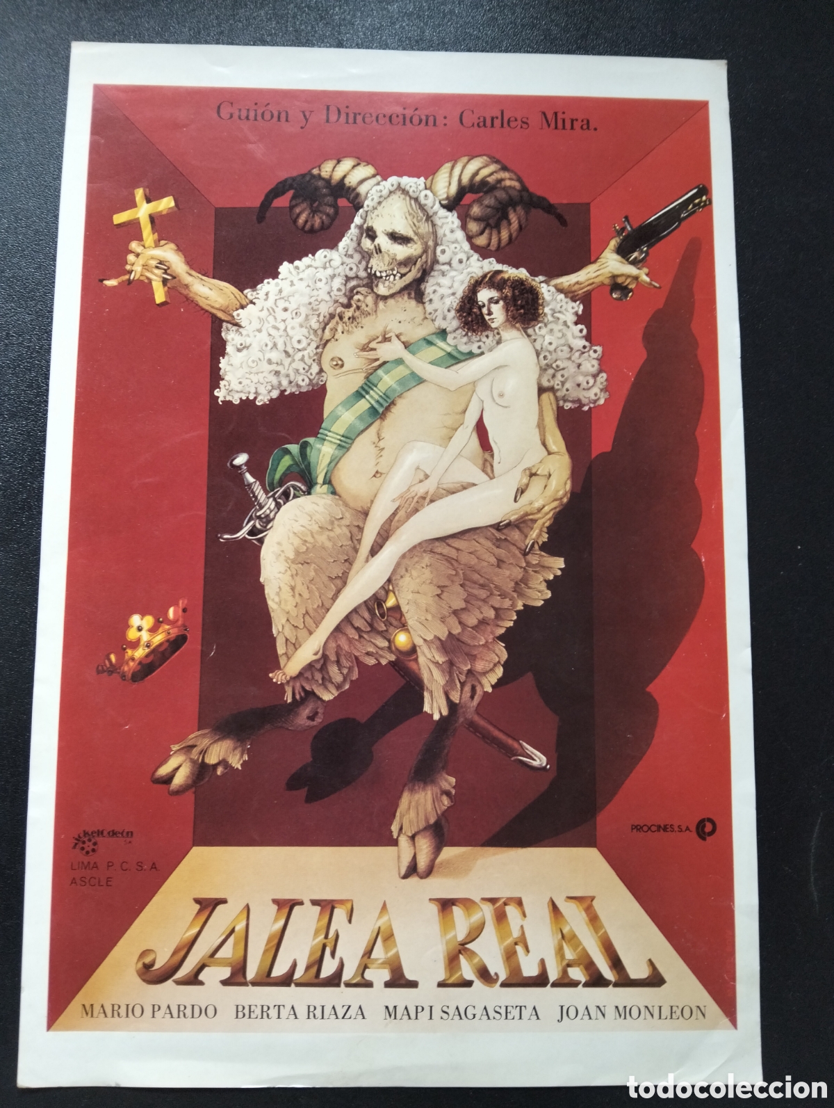 Cinema: JALEA REAL-CARLES MIRA-MARIA PARDO-BERTA RIAZA-MAPI SAGASETA-JOAN MONLEON GUIA CINE ORIGINAL CA73