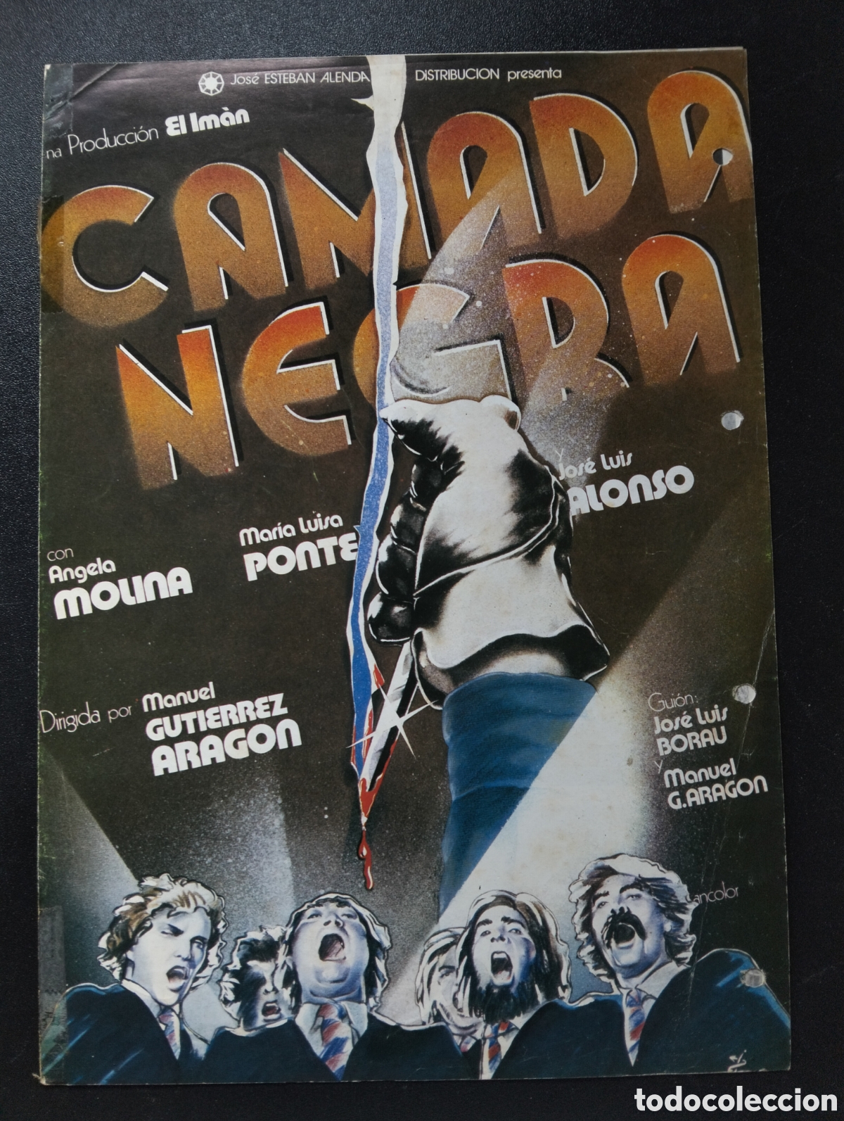 Cine: camada negra angela molina manuel gutierrez arazon GUIA CINE ORIGINAL CA73