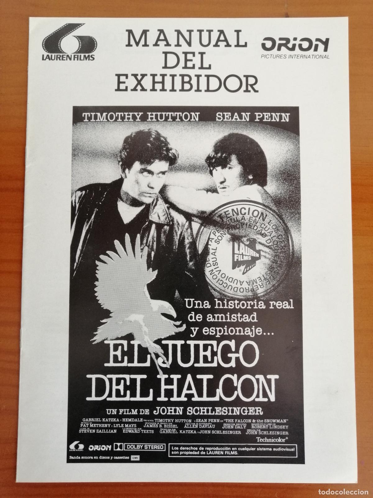 Cine: G3375 EL JUEGO DEL HALCON-LIBRO 8 PAGINAS