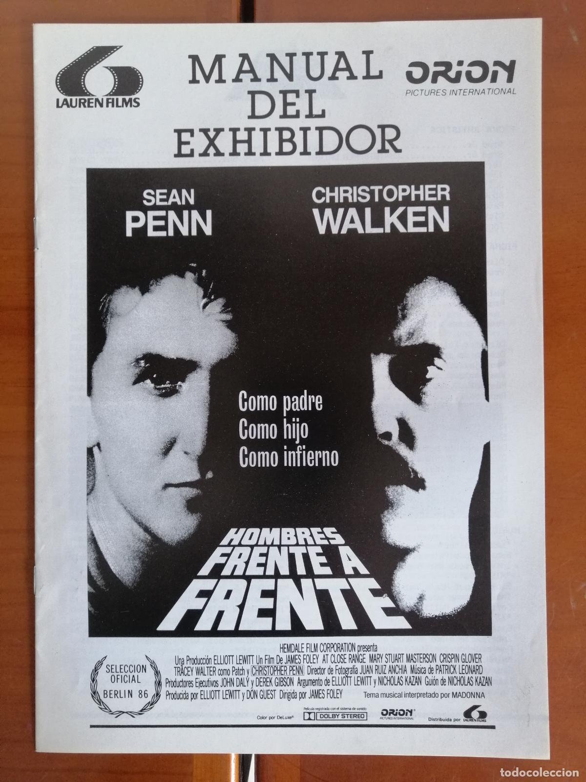 Cine: G5188 HOMBRES FRENTE A FRENTE-LIBRO 8 PAGINAS
