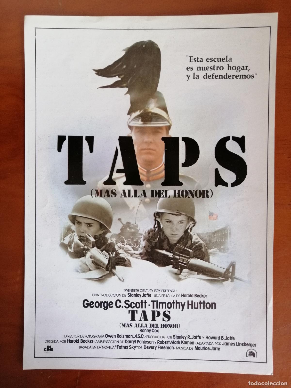 Cine: G10292 TAPS (MAS ALLA DEL HONOR)-SENCILLO