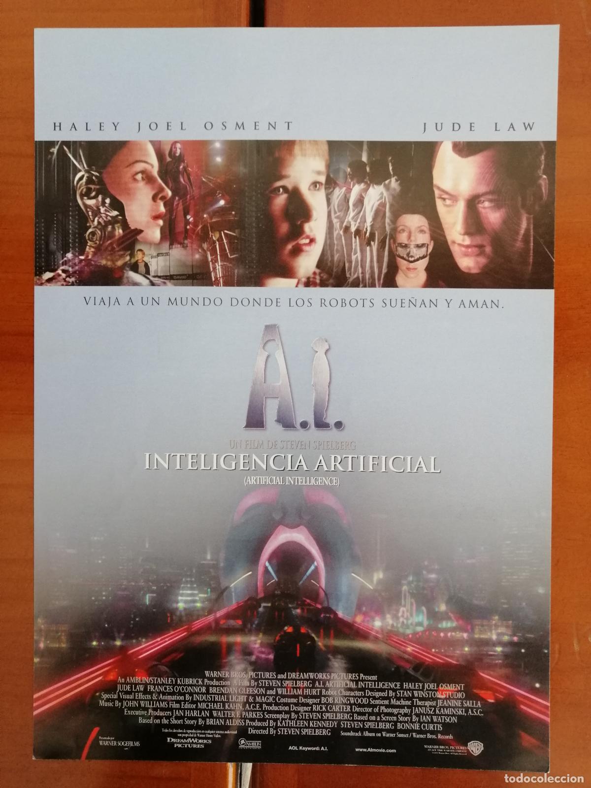 Cine: G5361 INTELIGENCIA ARTIFICIAL (ARTIFICIAL INTELLIGENCE)-SENCILLO