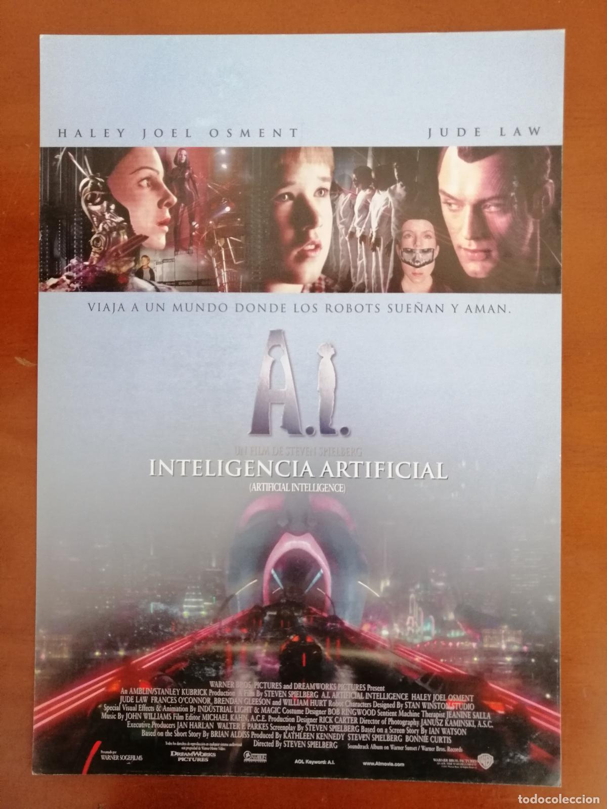Cine: G5362 INTELIGENCIA ARTIFICIAL (ARTIFICIAL INTELLIGENCE)-SENCILLO