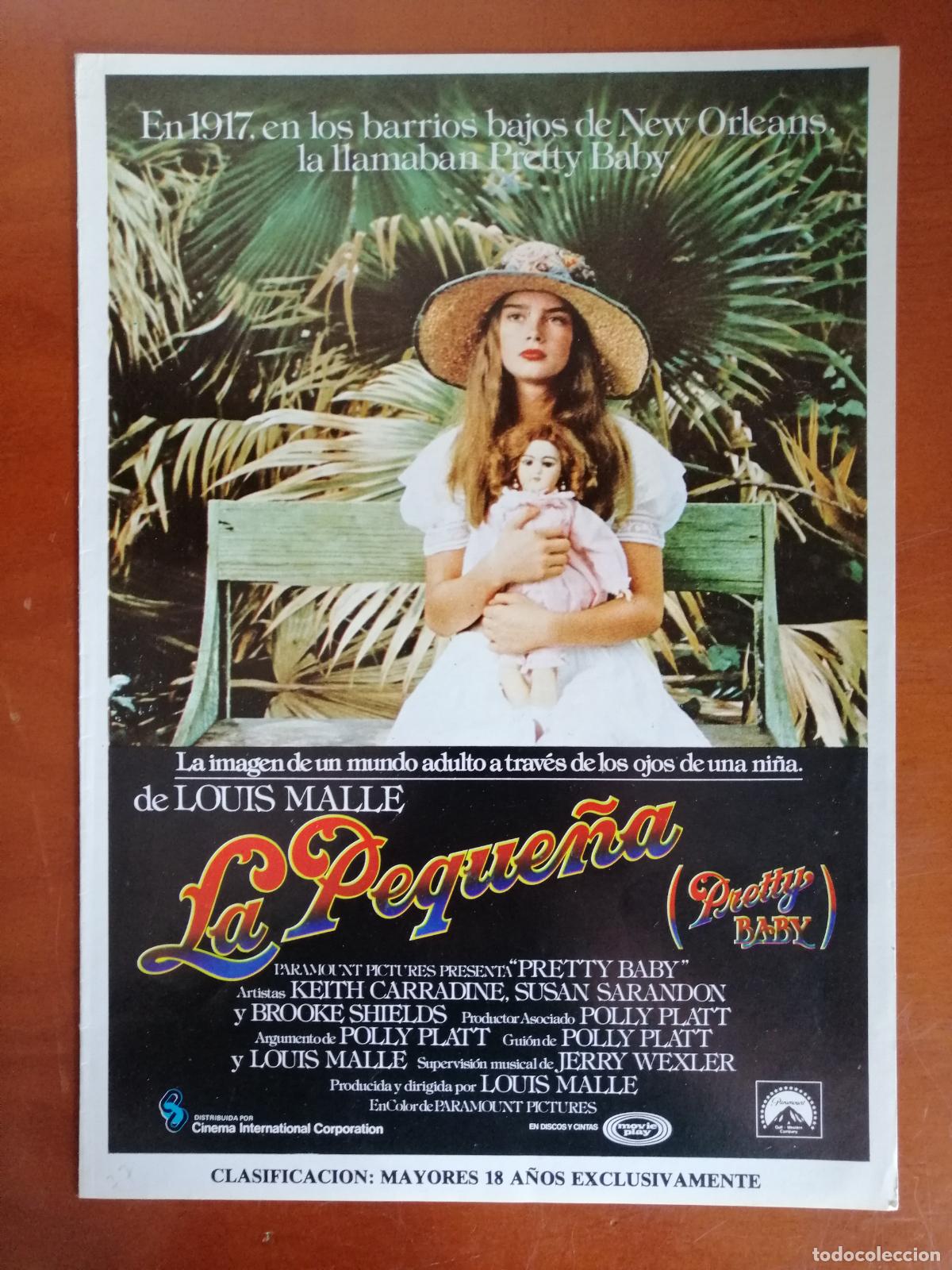 Cine: G6526 LA PEQUE&Ntilde;A (PRETTY BABY)-DOBLE